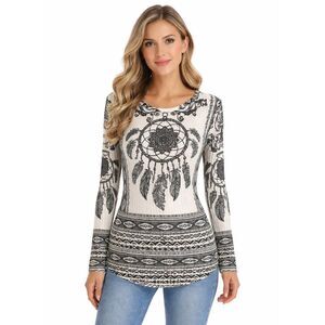 Biker Bling Rider Dreamcatcher Sparkle Sweater Small NWOT